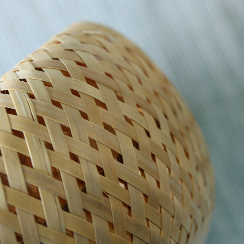 Bamboo woven small basket doub - đánh giá và giá Bamboo Tea Tray
