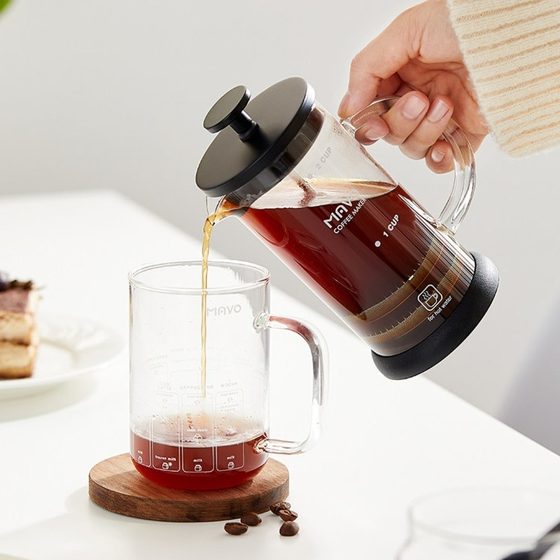 MAVO French Press Coffee Maker - đánh giá và giá Coffee And Tea Glass