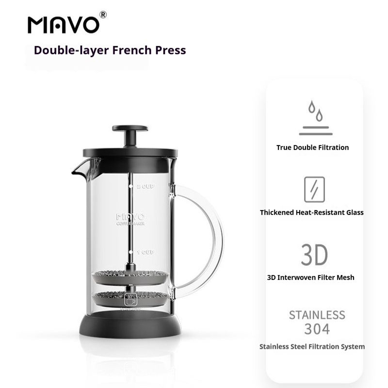 MAVO French Press Coffee Maker - đánh giá và giá Coffee And Tea Glass