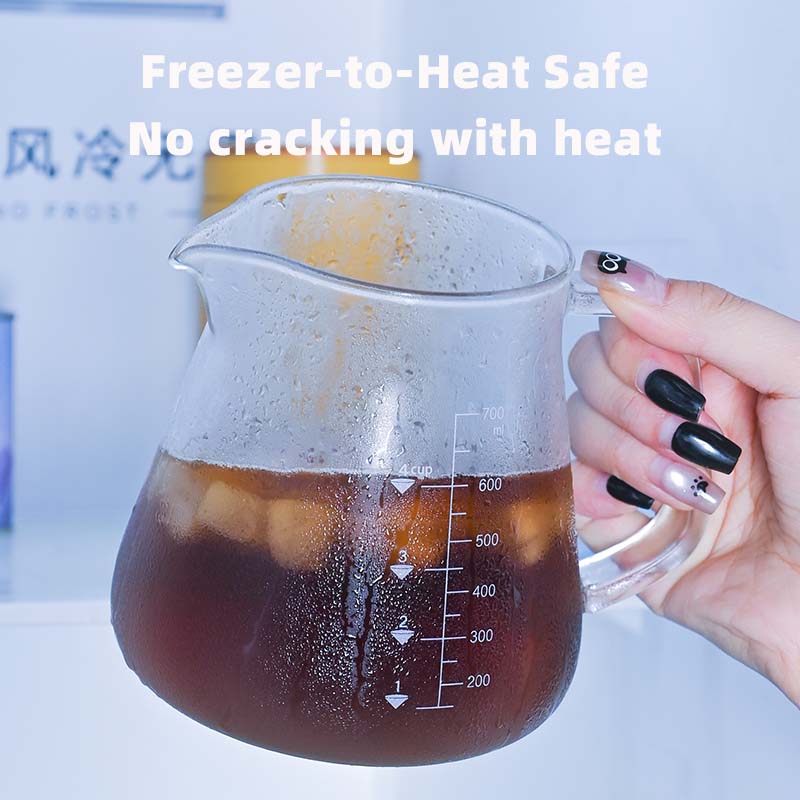 New High Borosilicate 700ml  G - đánh giá và giá Coffee Tea Set