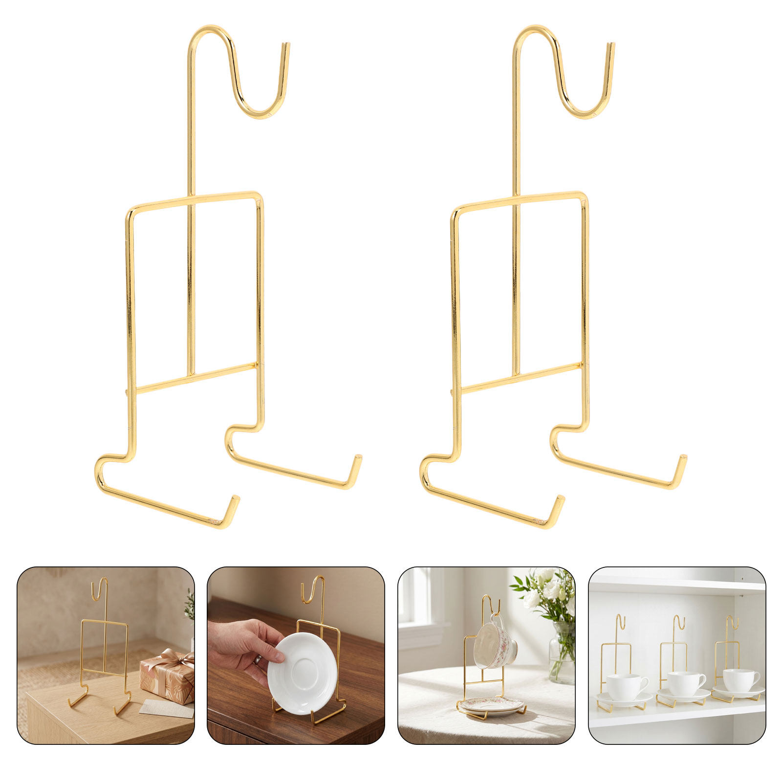 6Pcs Tea Cup Display Stand Met - đánh giá và giá Coffee Tea Holder