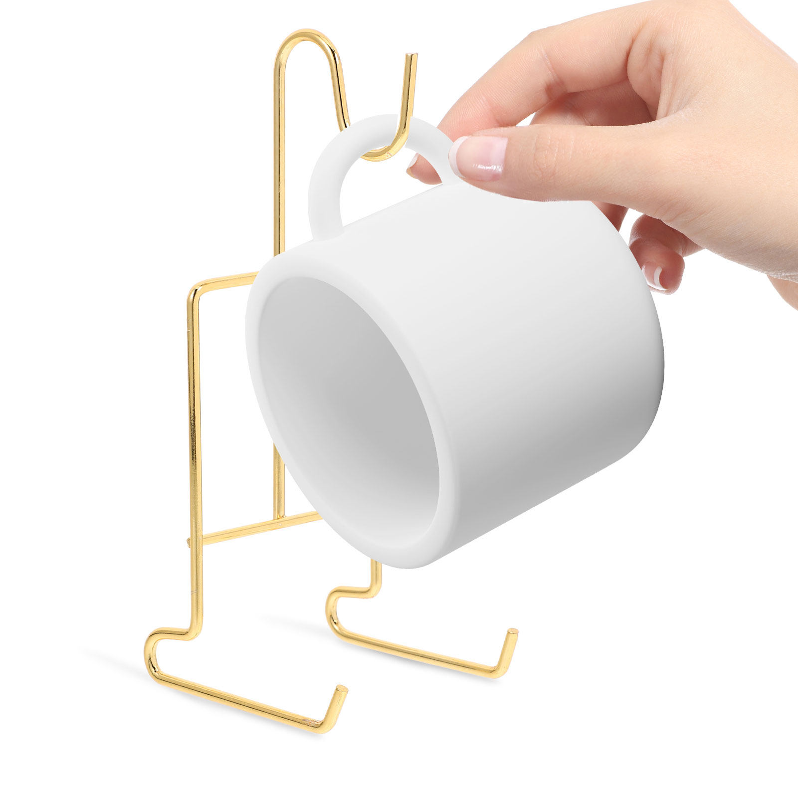 6Pcs Tea Cup Display Stand Met - đánh giá và giá Coffee Tea Holder