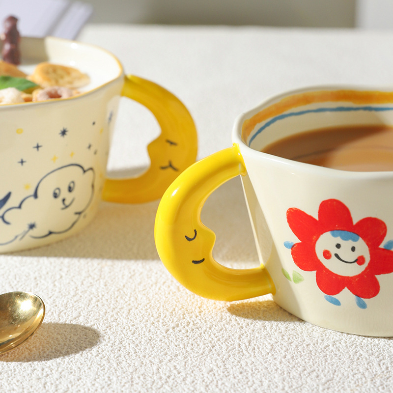 Ceramic Mug Lovely Hand Painte - đánh giá và giá Coffee Tea Love