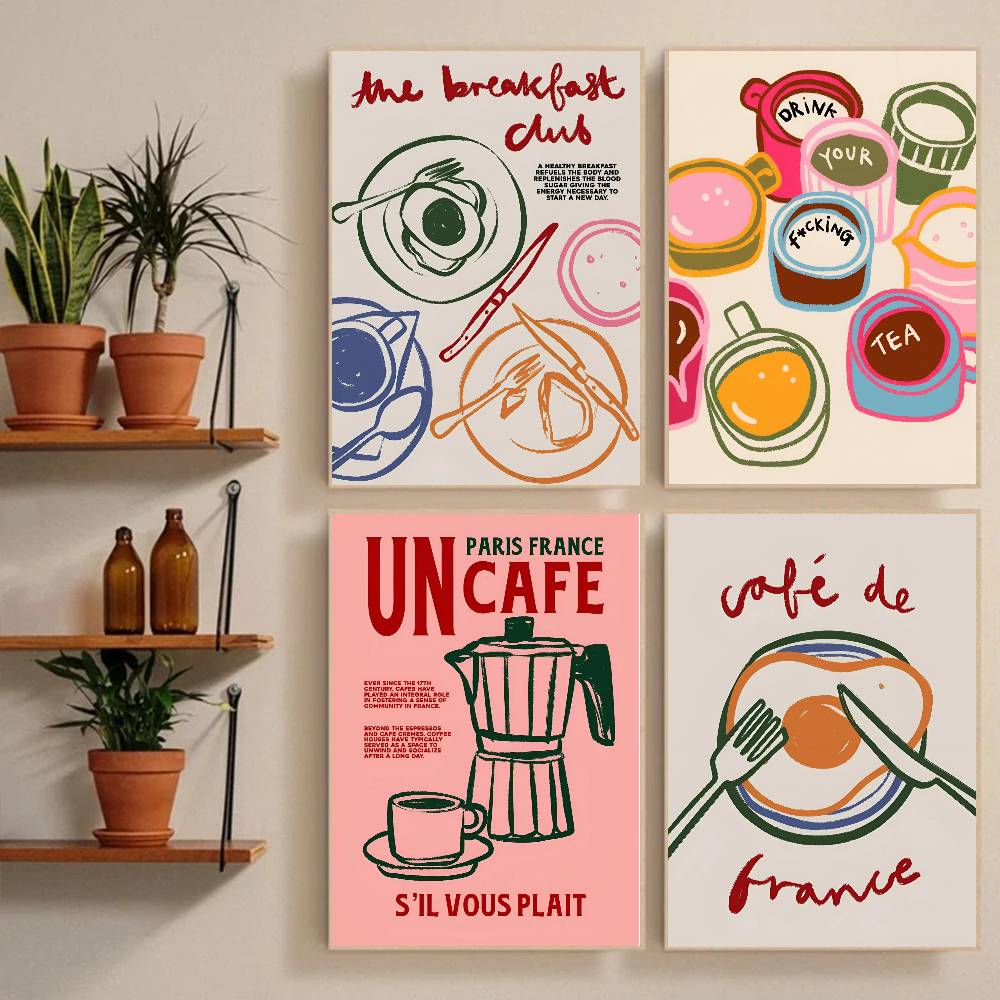 Coffee Shop Afternoon Tea Croi - đánh giá và giá Coffee Tea Poster
