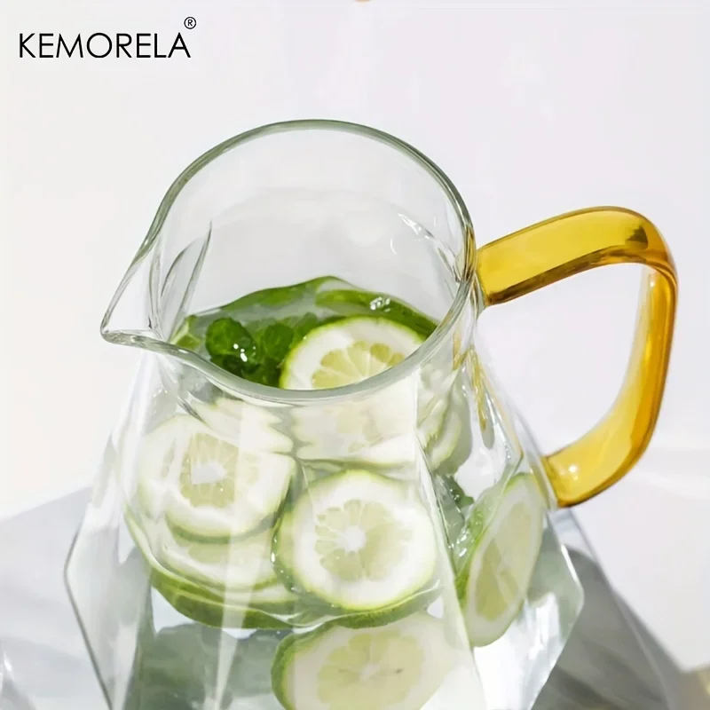 1PCS Diamond Texture Glass Tea - đánh giá và giá Cold Brew Jar