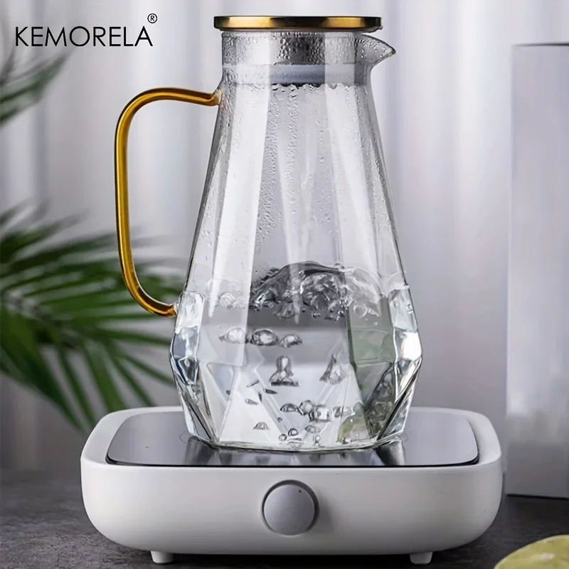1PCS Diamond Texture Glass Tea - đánh giá và giá Cold Brew Jar