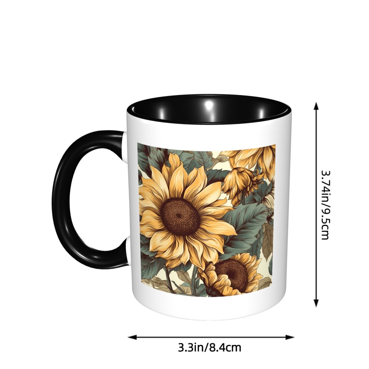 Golden Sunflower Cluster Vinta - đánh giá và giá Draw Coffee And Tea