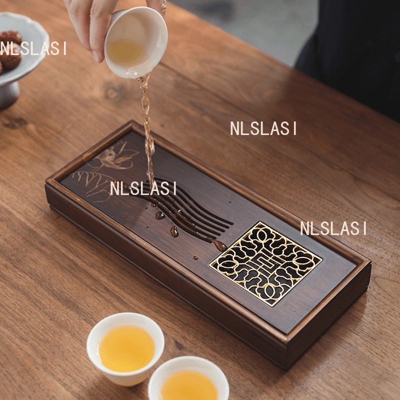 Lotus Bamboo Dry Soaking Plate - đánh giá và giá Bamboo Tea Tray