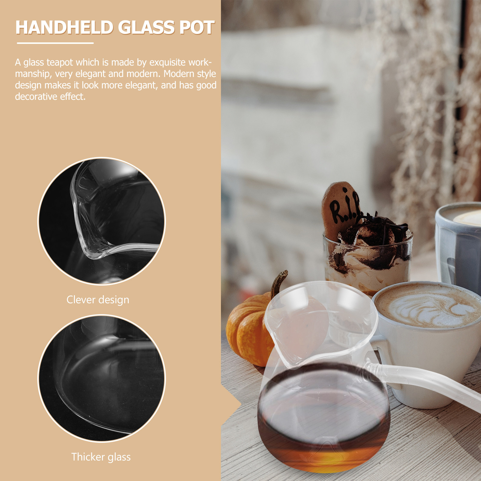 Household Thickened Glass Tea  - đánh giá và giá Coffee And Tea Glass
