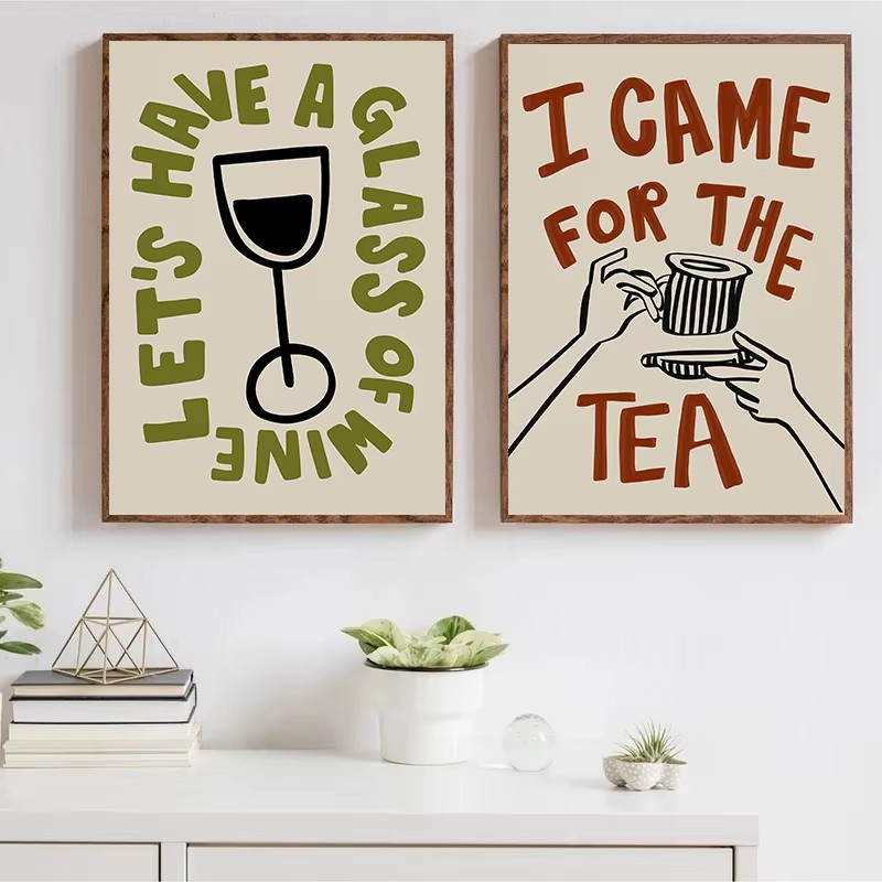 Abstract Coffee Afternoon Tea  - đánh giá và giá Coffee Tea Poster