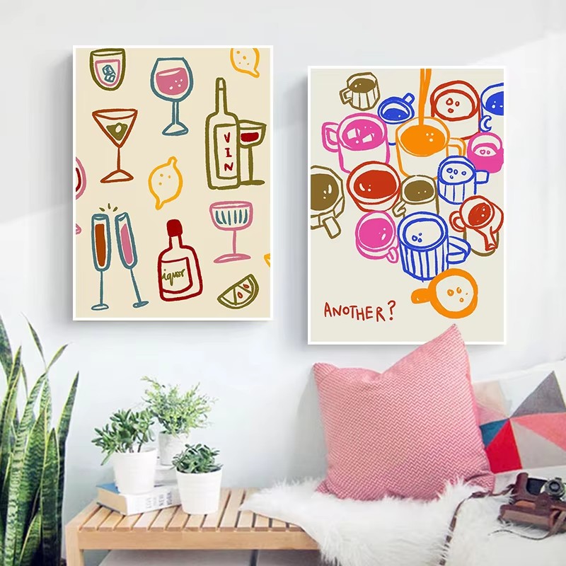 Abstract Coffee Afternoon Tea  - đánh giá và giá Coffee Tea Poster