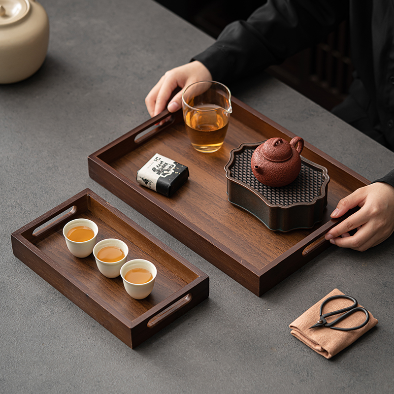 Large Size Rectangular Bamboo  - đánh giá và giá Bamboo Tea Tray