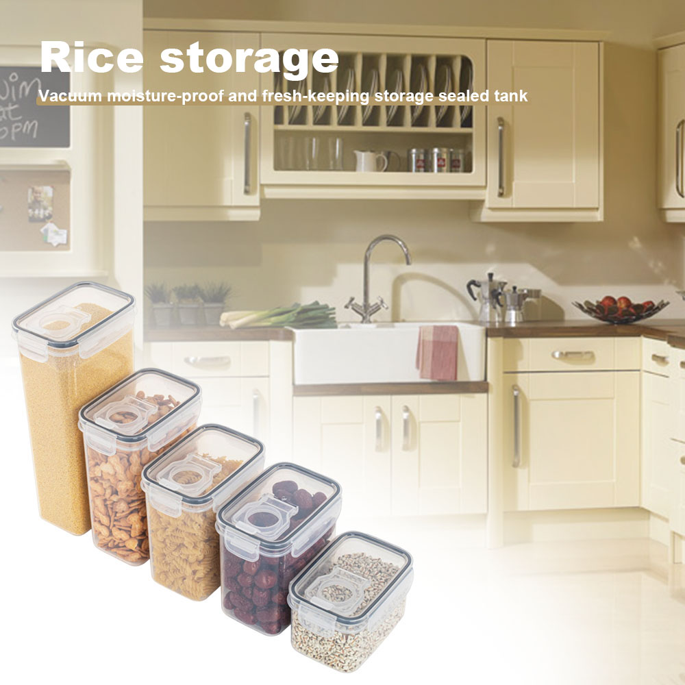 Sealed Plastic Food Storage Bo - đánh giá và giá Coffee Tea Sugar Canister Set
