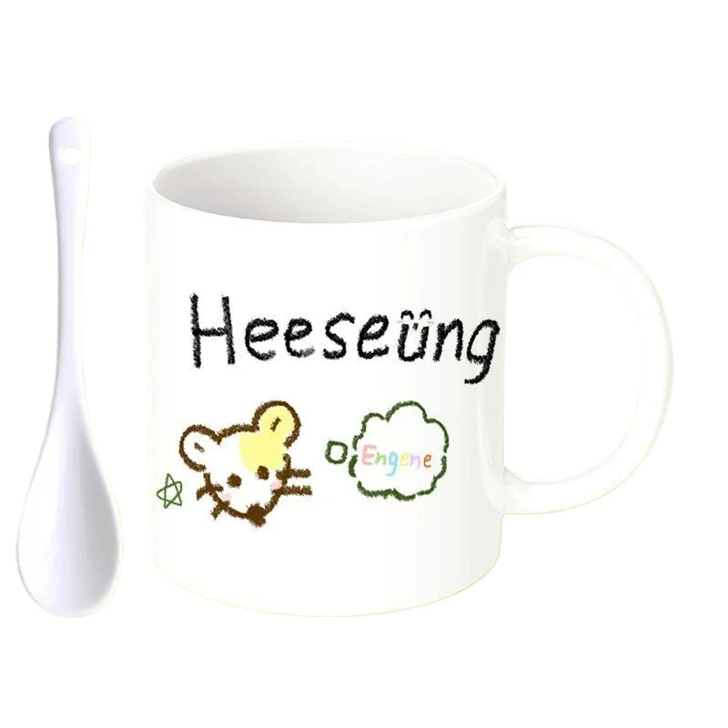 ENHYPENED Lovely Cartoon Perip - đánh giá và giá Coffee Tea Love